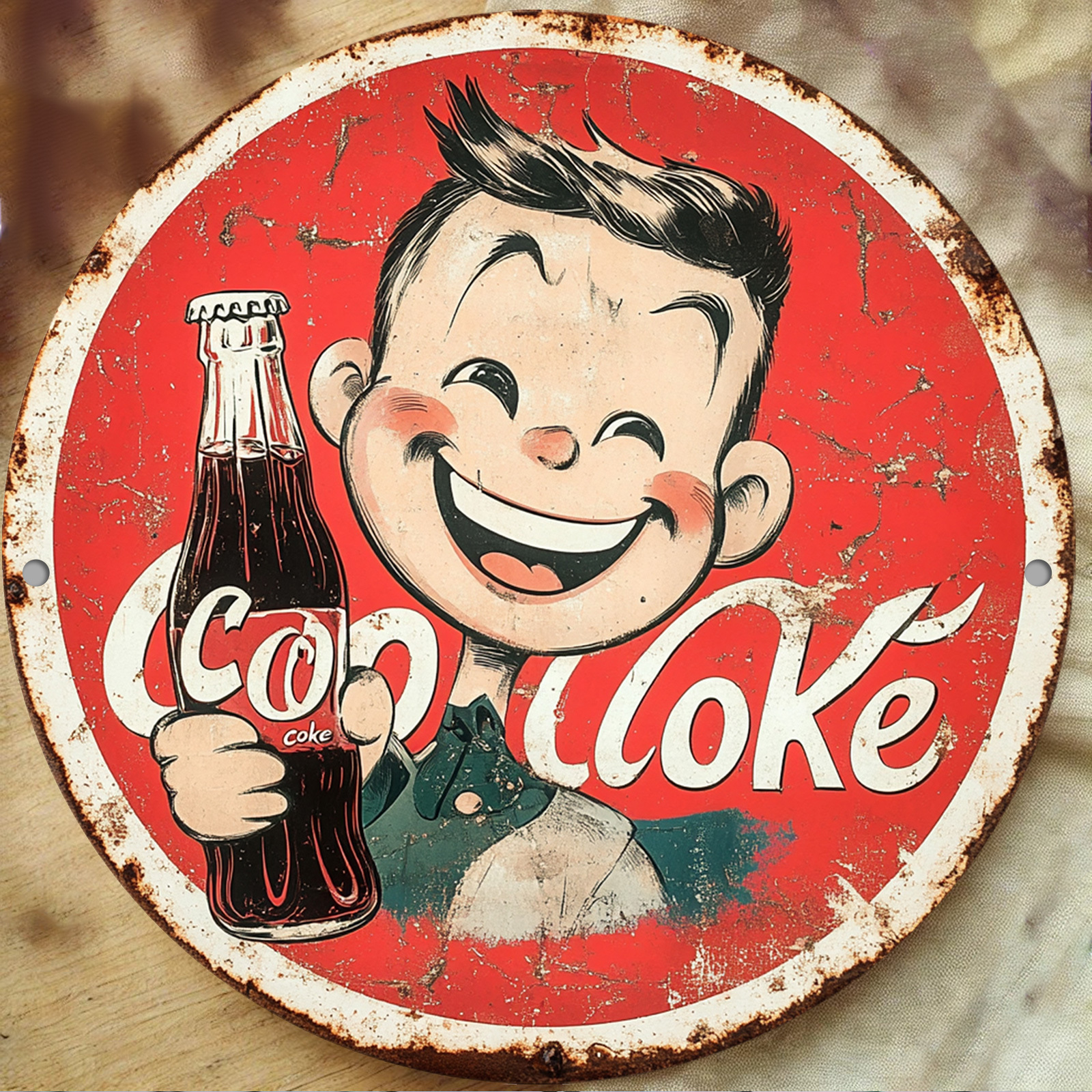 Vintage-Style Cola Advertiseme - Home Bar Cafe 리뷰 및 가격