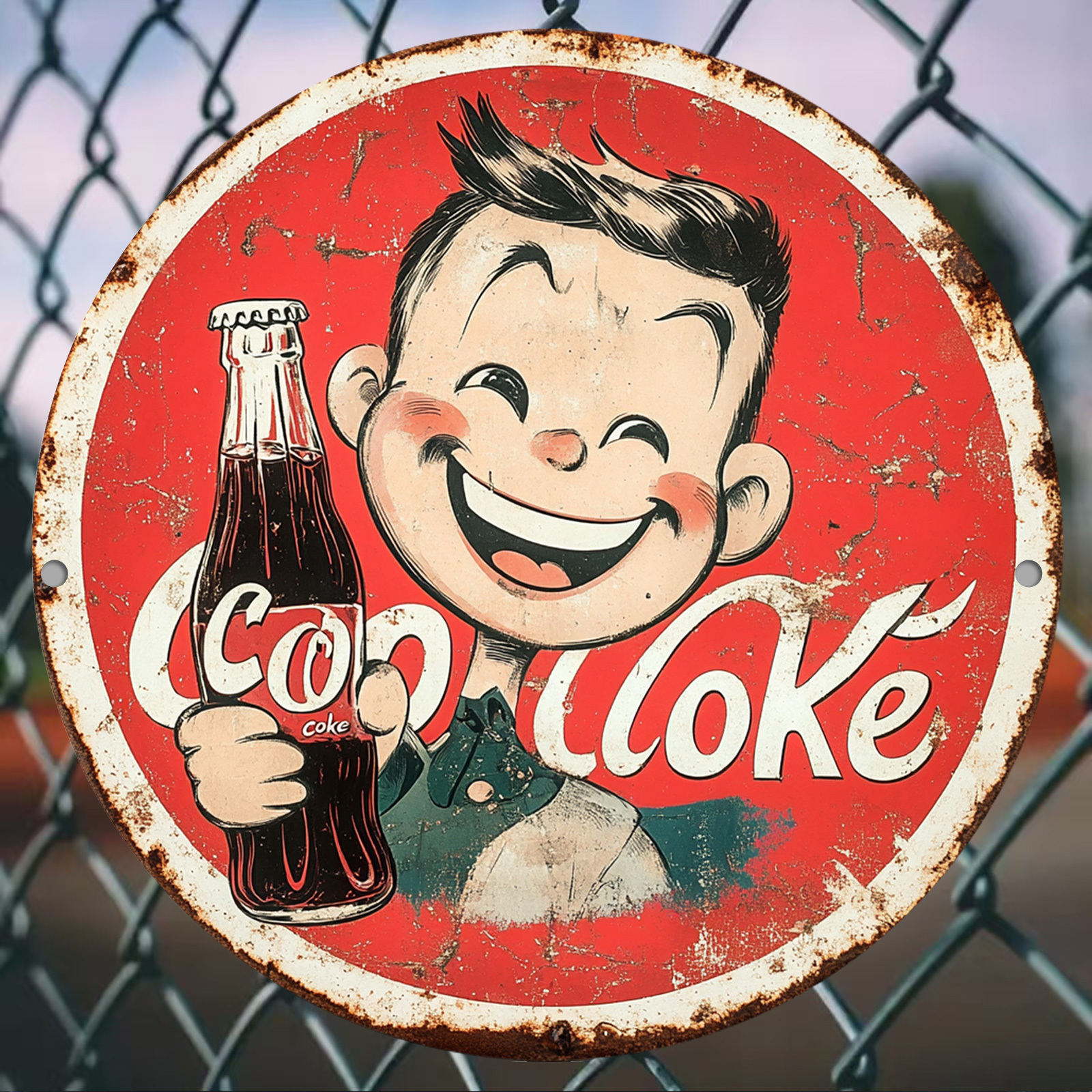 Vintage-Style Cola Advertiseme - Home Bar Cafe 리뷰 및 가격