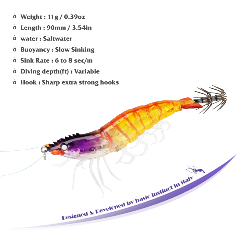 Squid Jig Lures Luminous 9cm 1 - Jigger Double Sided 리뷰 및 가격