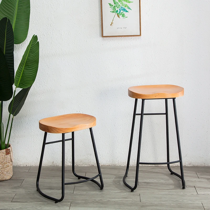 Simple Modern Iron Bar Chairs, - Home Bar Seating 리뷰 및 가격