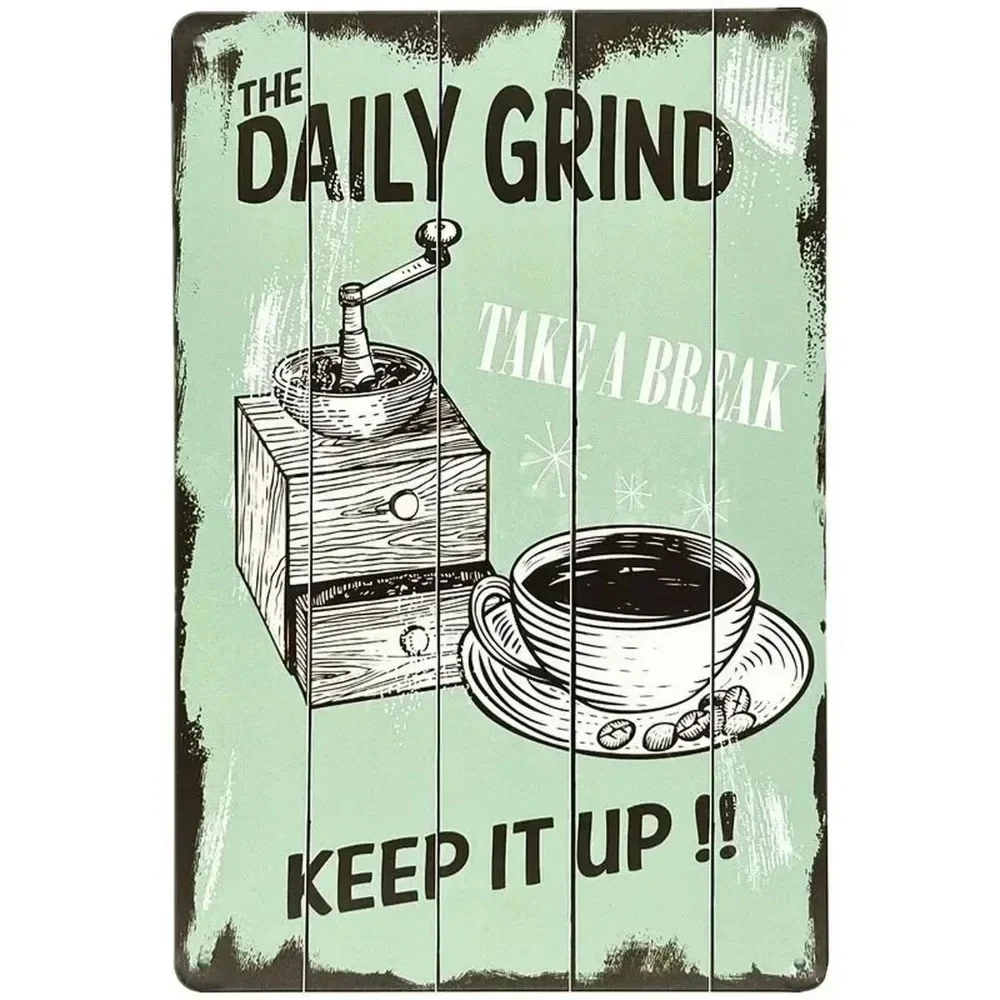 Plaque Metal Signs Drink Coffe - Home Bar Cafe 리뷰 및 가격
