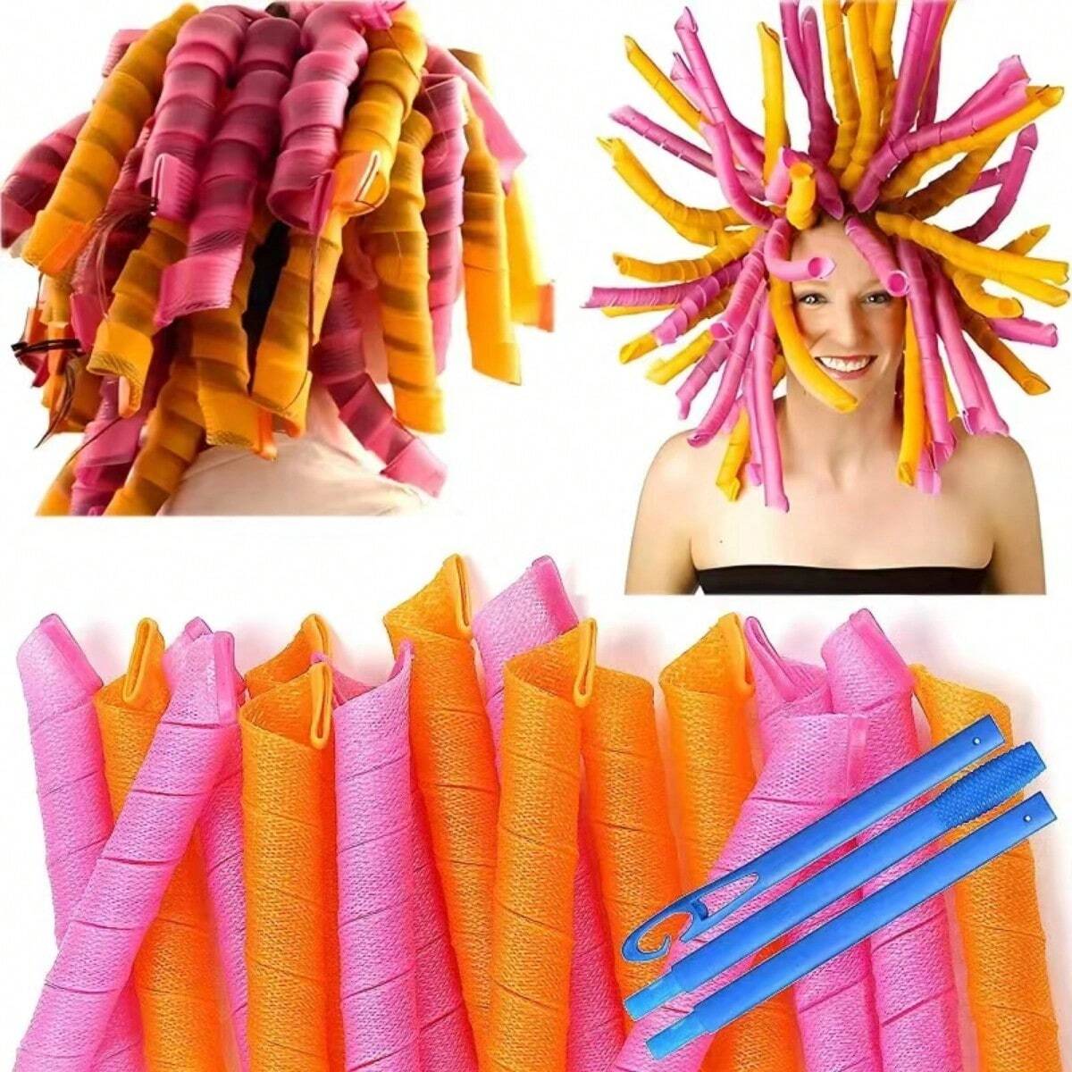 20Pcs Heatless Hair Curlers No - Home Barber 리뷰 및 가격