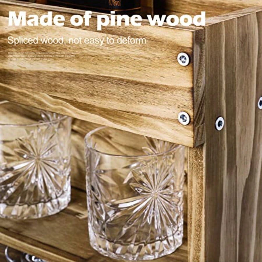 Wine Rack Wall Mounted WoodAlc - Home Bar Shelves 리뷰 및 가격