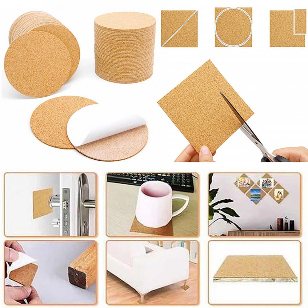 10Pcs Cork Coasters Square Cor - Home Bar Supplies 리뷰 및 가격