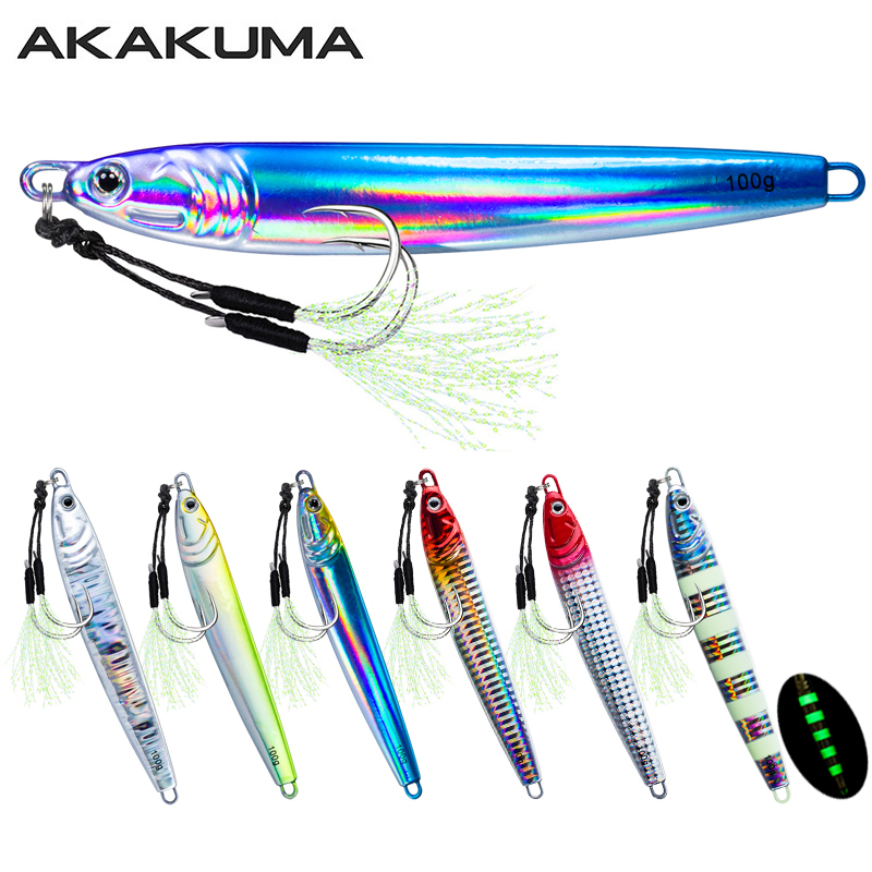 7Pcs 40g 60g 80g 100g Luminous - Jigger Double Sided 리뷰 및 가격