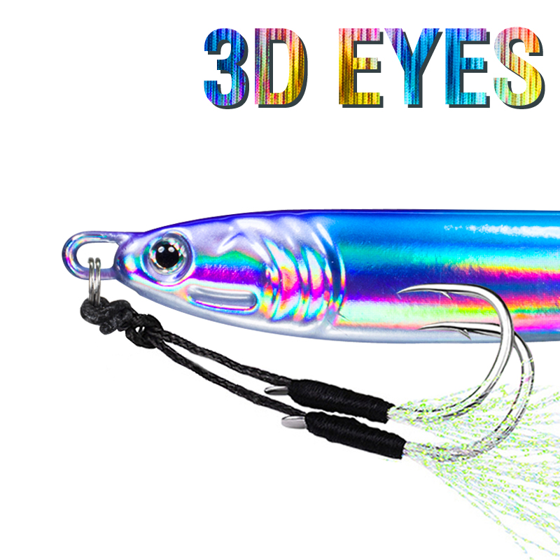 7Pcs 40g 60g 80g 100g Luminous - Jigger Double Sided 리뷰 및 가격