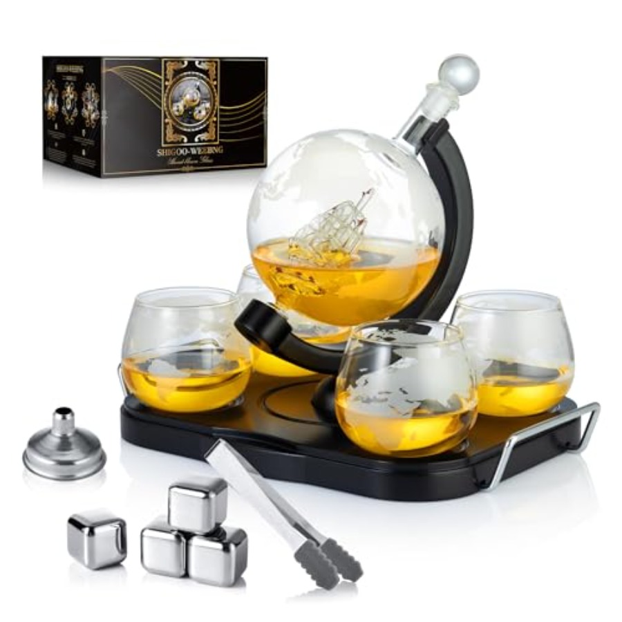 Whiskey Decanter Globe Set Gif - Decanter Globe Set 리뷰 및 가격