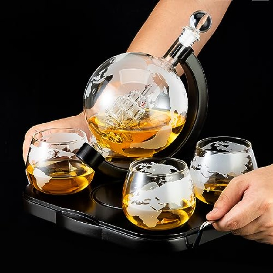 Whiskey Decanter Globe Set Gif - Decanter Globe Set 리뷰 및 가격