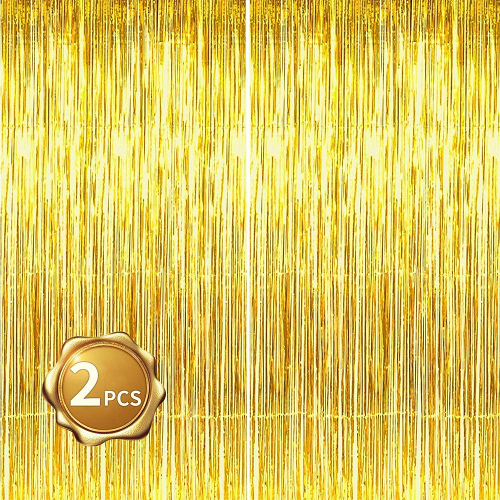 2Pack Gold Metallic Foil Tinse - Home Bargains 리뷰 및 가격