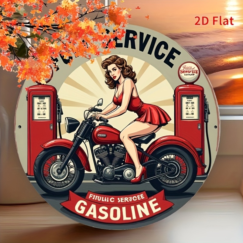 Round Metal Tin Sign Wall Deco - Home Bar Cafe 리뷰 및 가격