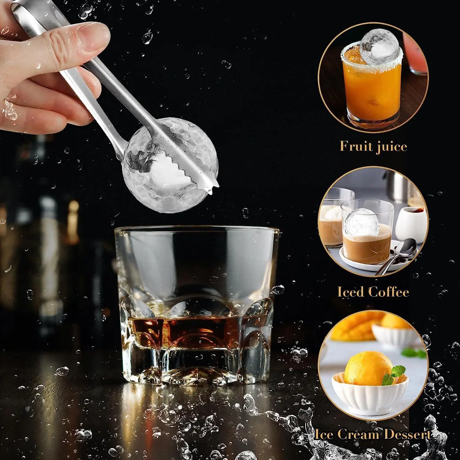Food Grade Silicone Ice Ball M - Ice Mold Sphere 리뷰 및 가격