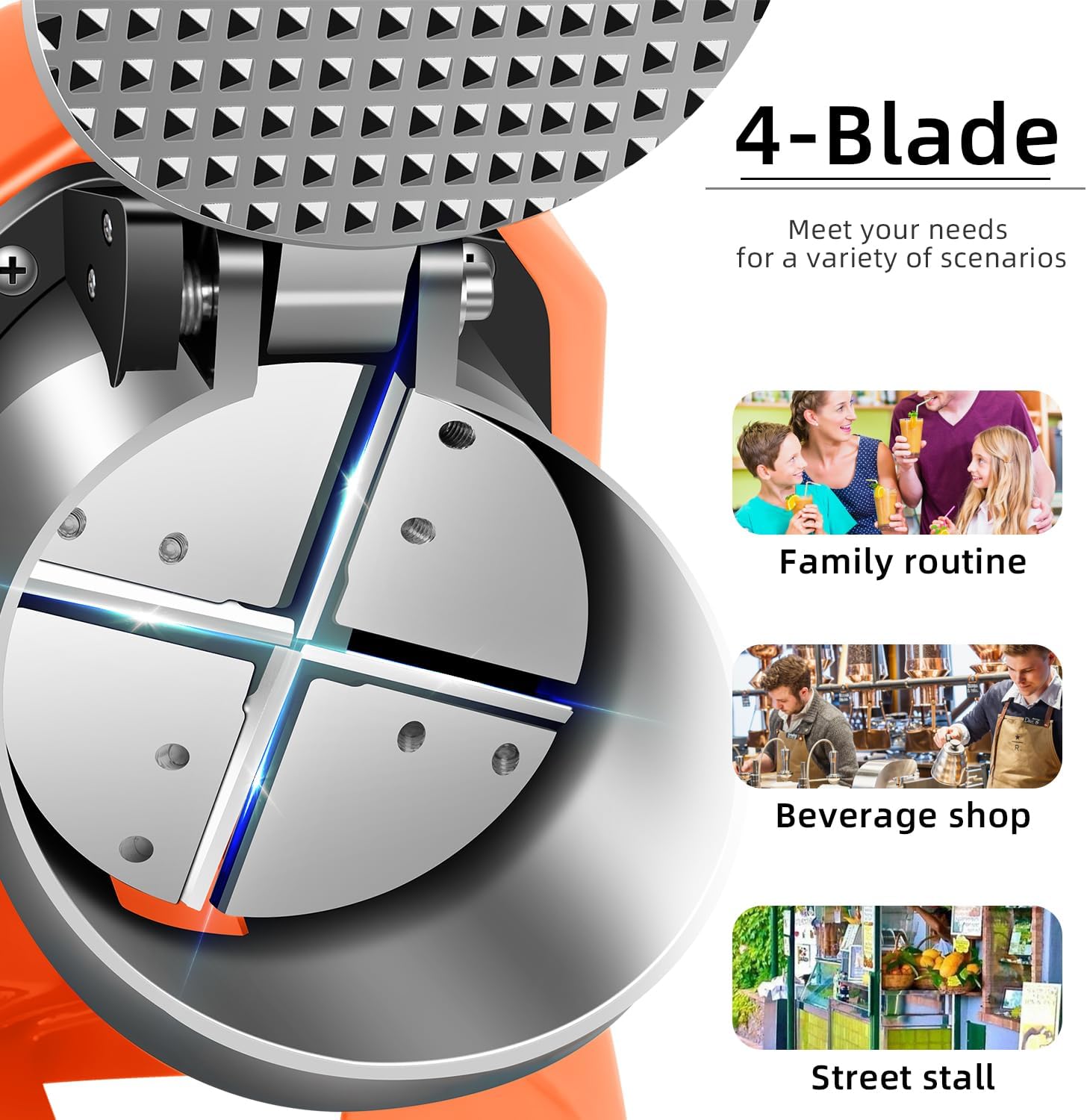 4-Blades Ice Shaver, Electric  - Ice Pick Pick 리뷰 및 가격