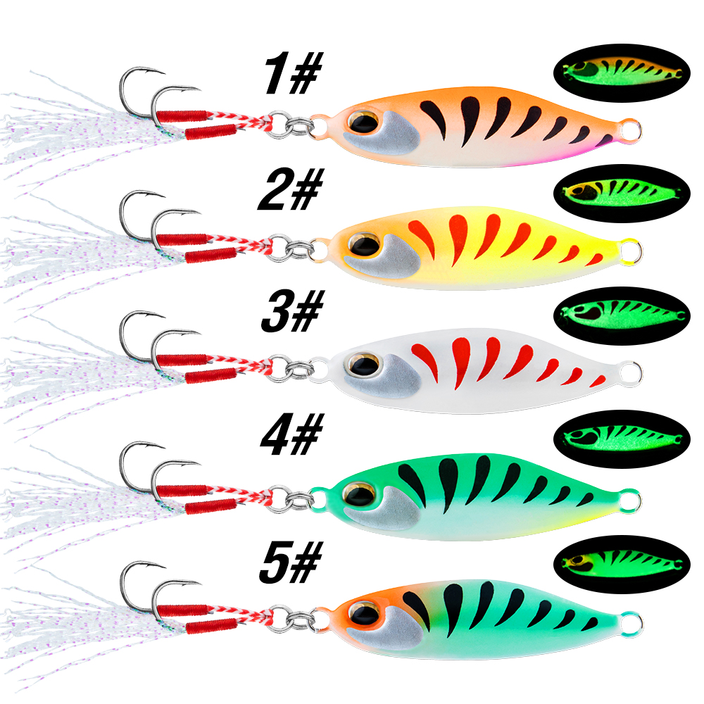 5Pcs Jig Bait 7G/10G/15G/20G S - Jigger Double Sided 리뷰 및 가격