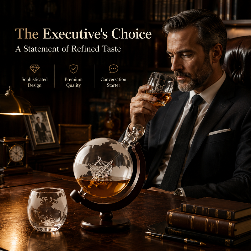 Globe Whiskey Decanter Set wit - Decanter Globe Set 리뷰 및 가격