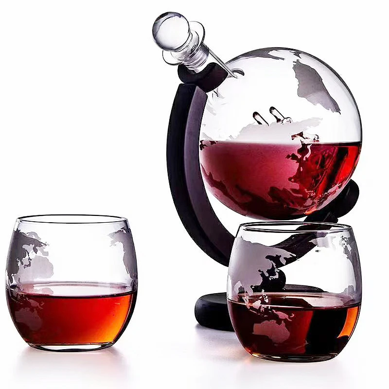Whiskey Glass Set Crystal Glob - Decanter Globe Set 리뷰 및 가격