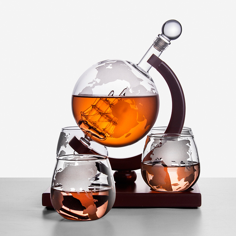 Globe Decanter Creative Glass  - Decanter Globe Set 리뷰 및 가격