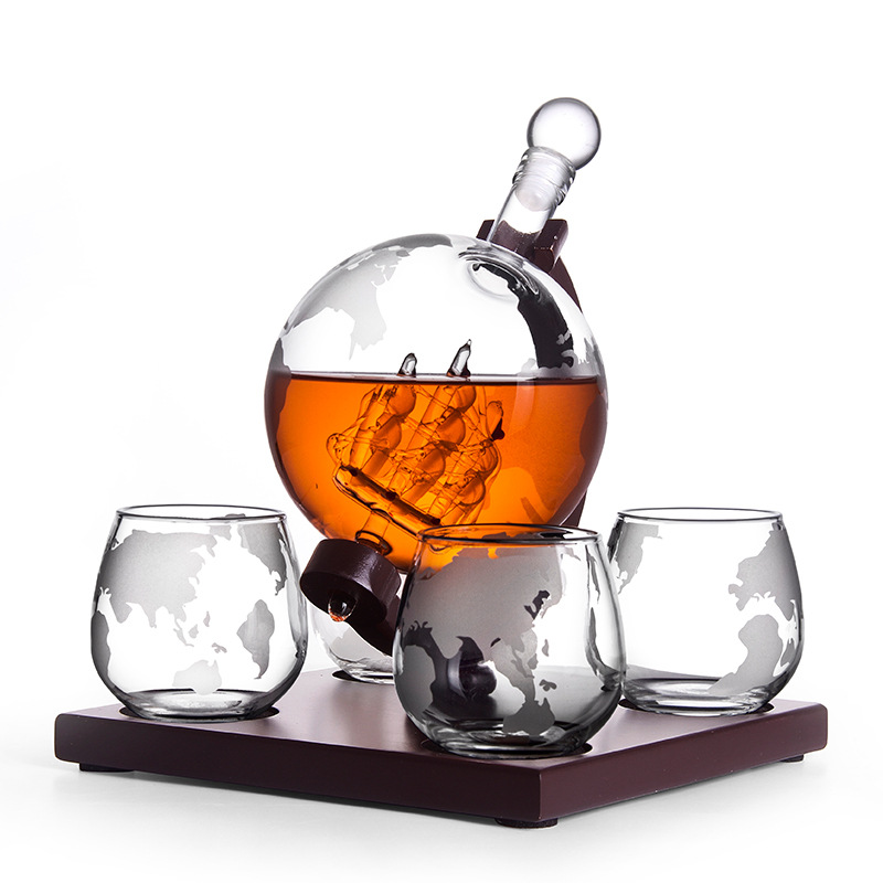 Globe Decanter Creative Glass  - Decanter Globe Set 리뷰 및 가격