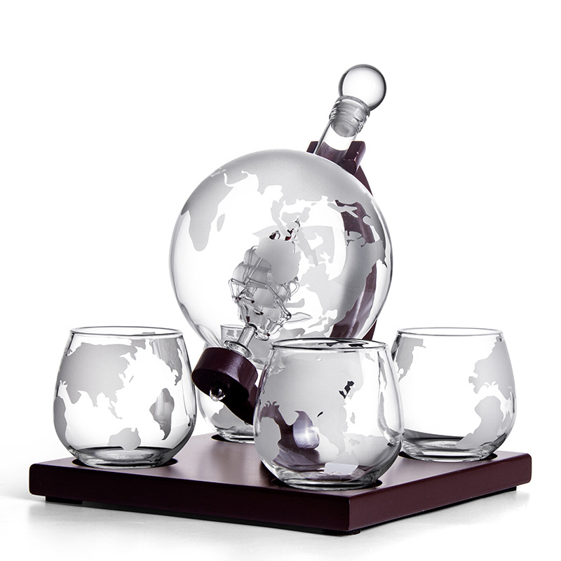 Globe Decanter Creative Glass  - Decanter Globe Set 리뷰 및 가격