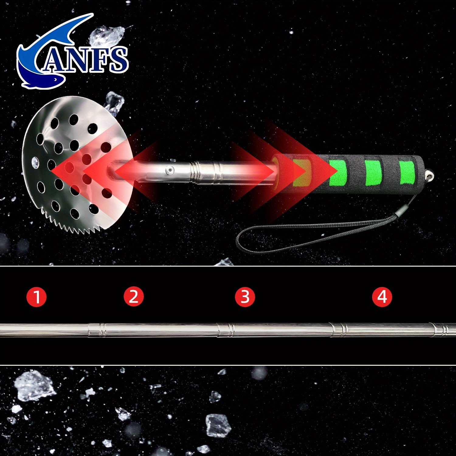 ANFS Retractable Ice Fishing S - Ice Pick Pick 리뷰 및 가격