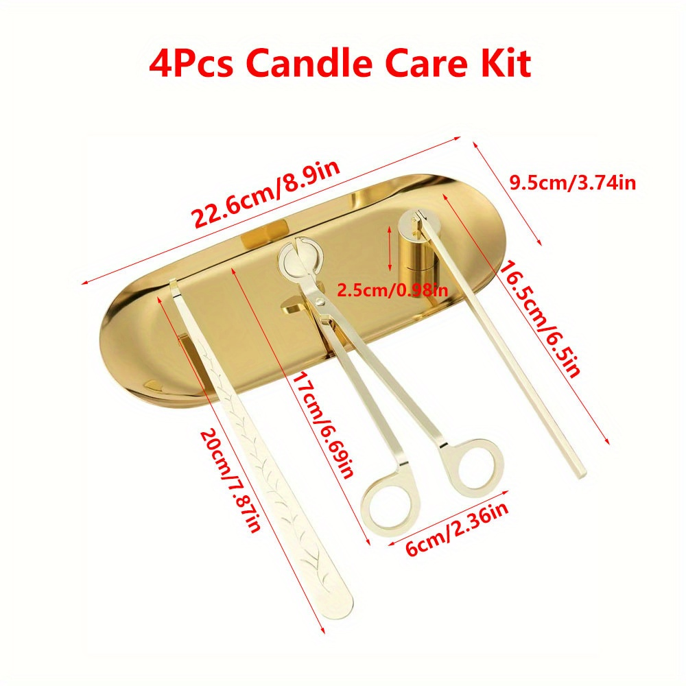 4pcs/set Luxury Candle Care Ki - Home Barber 리뷰 및 가격