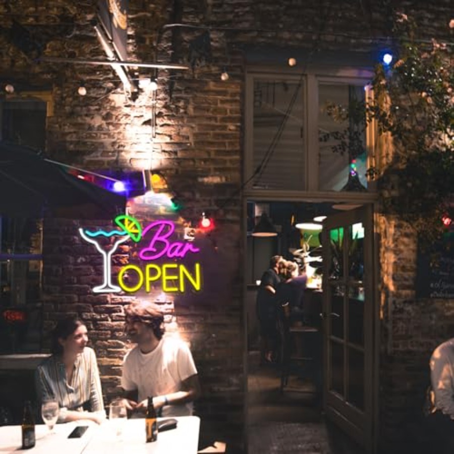 Sign for Business, Neon Open S - Home Bar Cafe 리뷰 및 가격