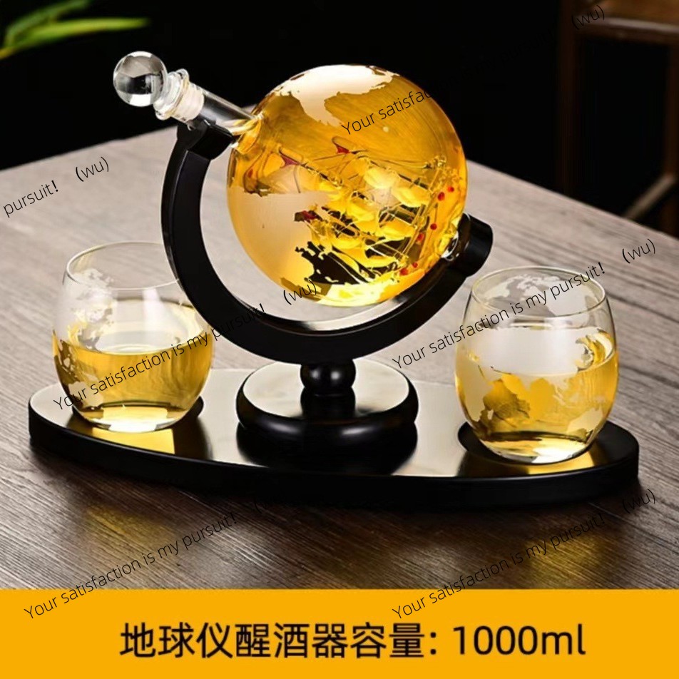 Creative Whiskey Glass Bottle  - Decanter Globe Set 리뷰 및 가격