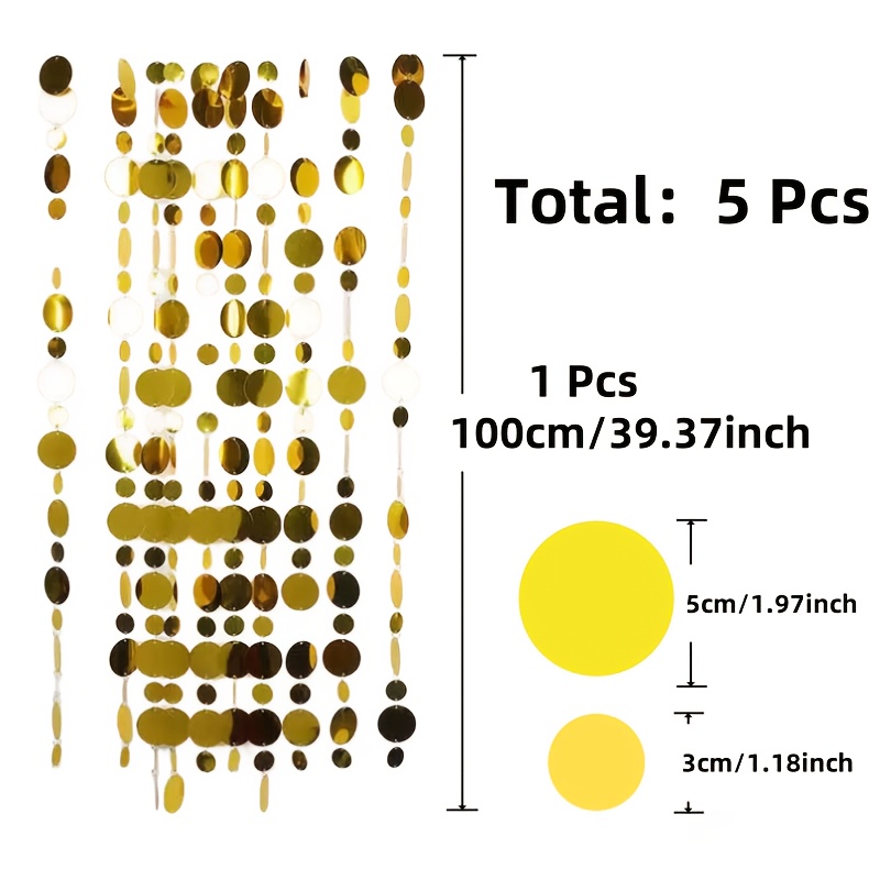 5PCS Circular Sequin Curtain H - Home Bargains 리뷰 및 가격