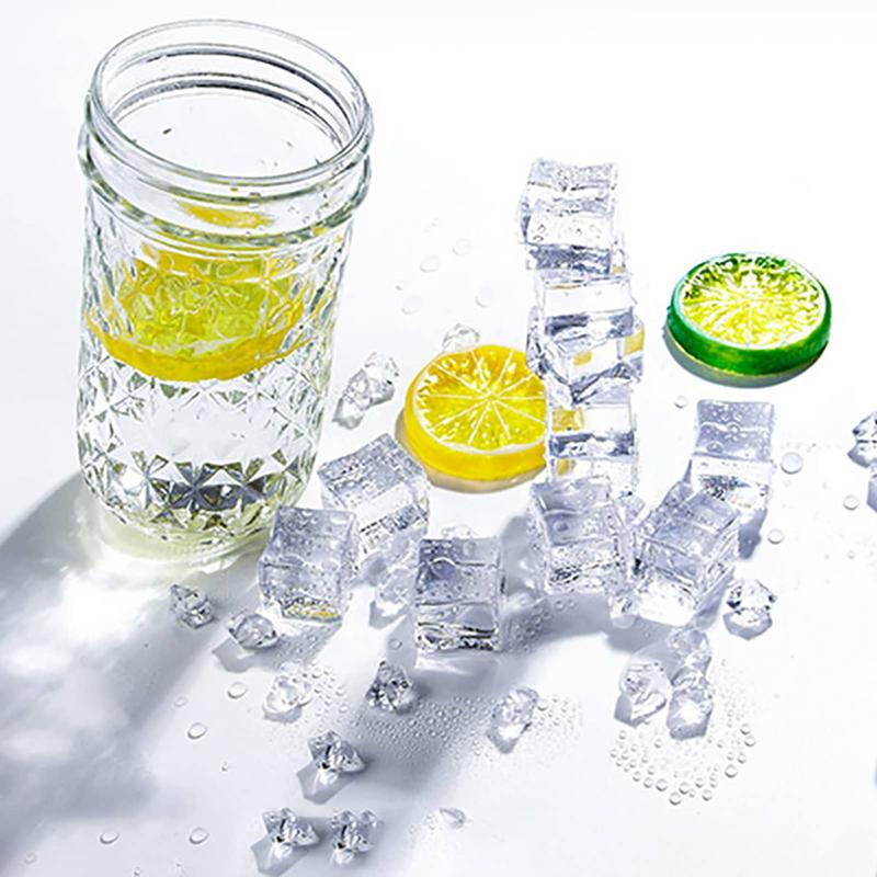 50PCS 3D Acrylic Fake Ice Cube - Ice Mold Sphere 리뷰 및 가격