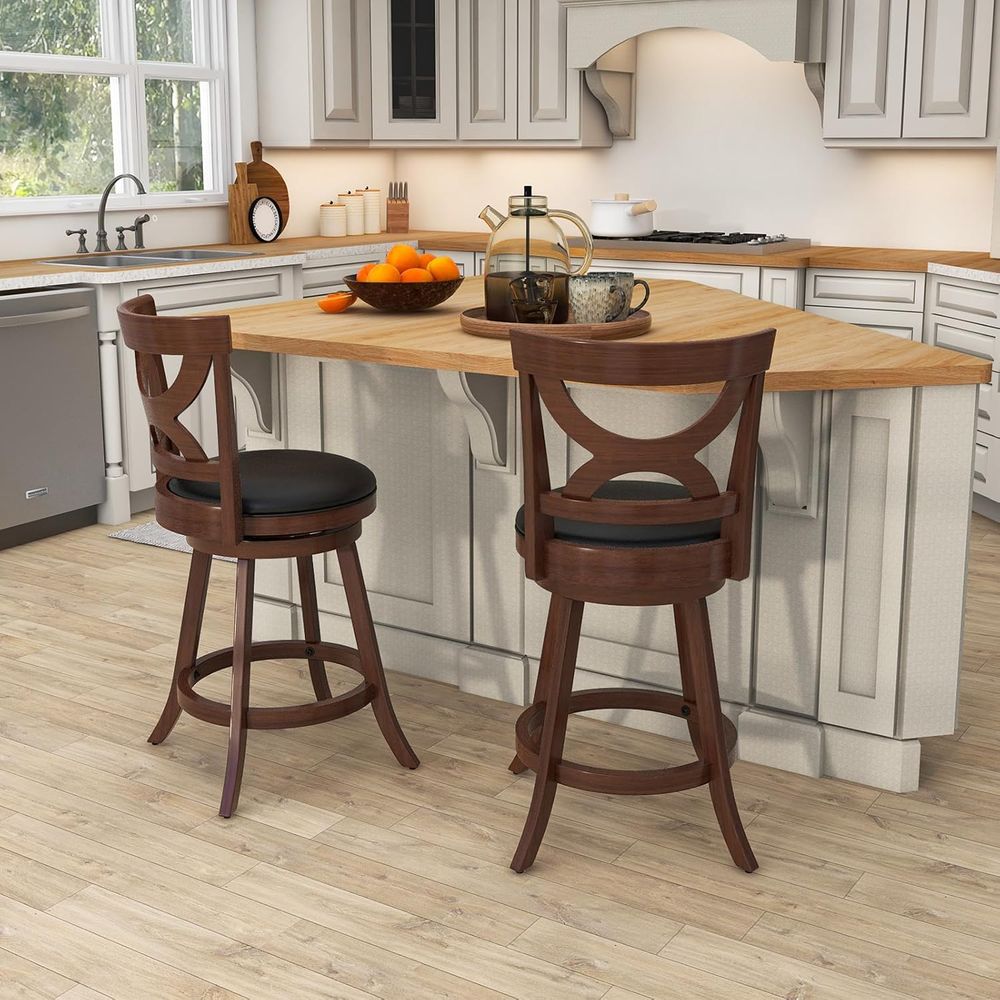Bar Stools Set o 2, 24'' 360-D - Home Bar Stools 리뷰 및 가격