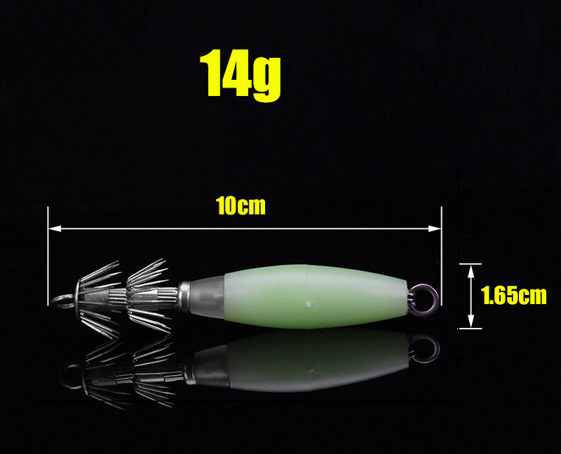 Glow Squid Hook 10cm/14g Doubl - Jigger Double Sided 리뷰 및 가격