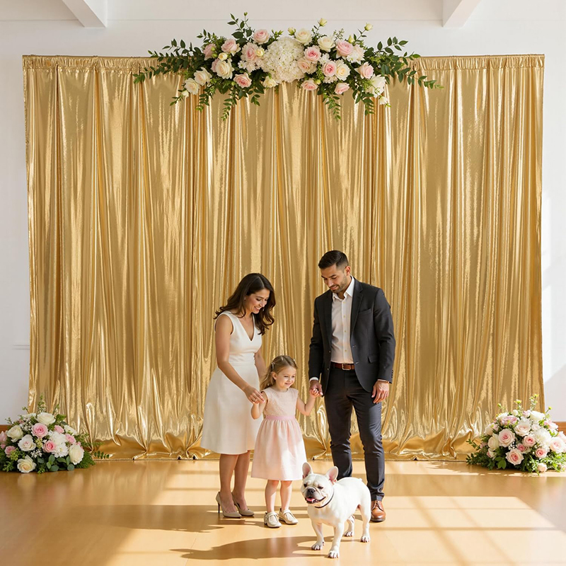 Gold Sequin Backdrop Curtain W - Home Bargains 리뷰 및 가격