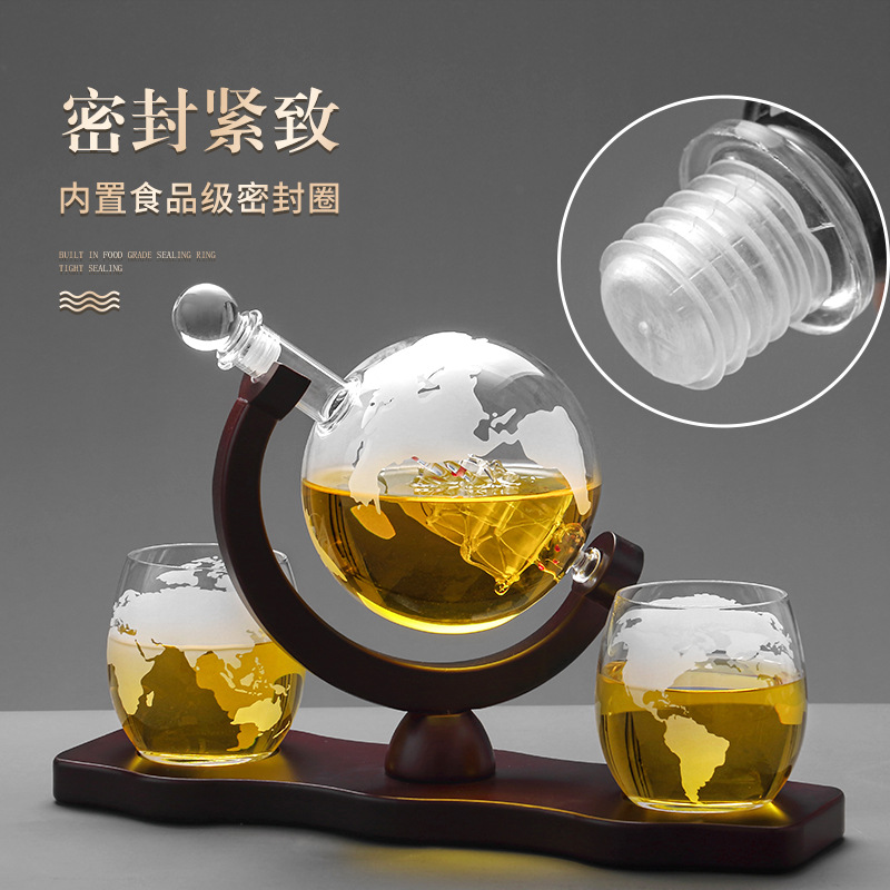 2025 Newest 3PC Glass Globe De - Decanter Globe Set 리뷰 및 가격