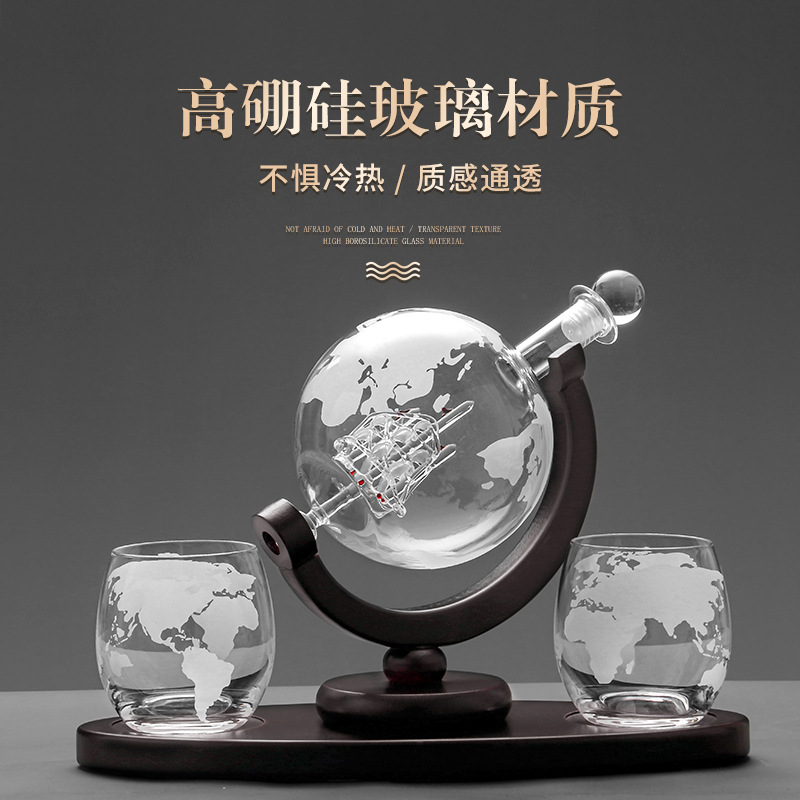 2025 Newest 3PC Glass Globe De - Decanter Globe Set 리뷰 및 가격