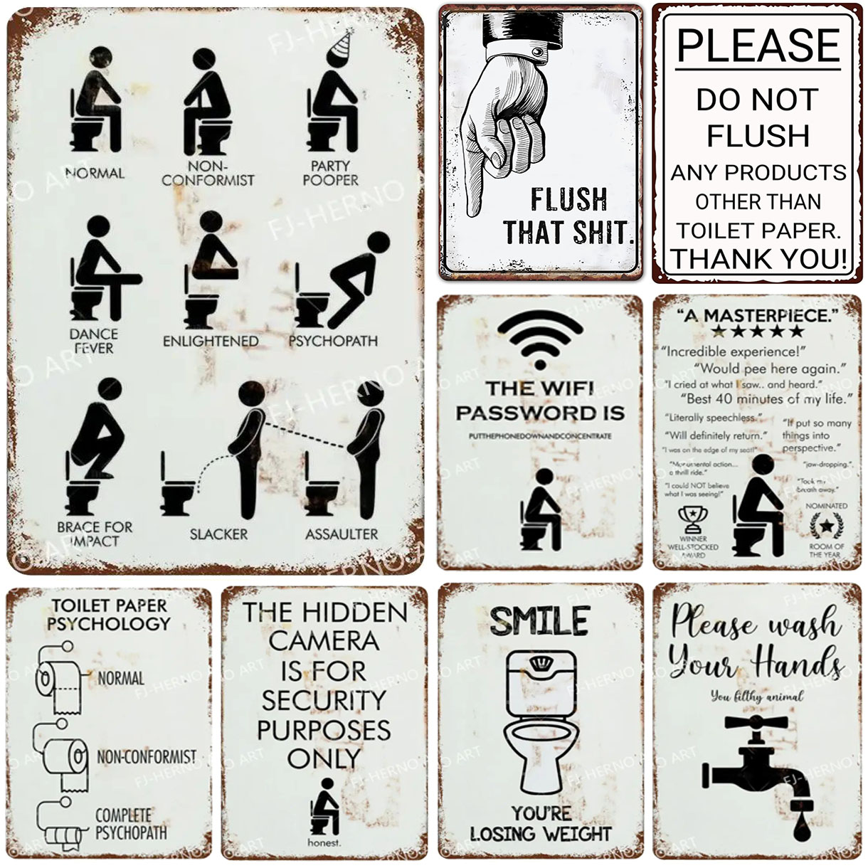 Attention Metal Tin Sign Washi - Home Bar Cafe 리뷰 및 가격