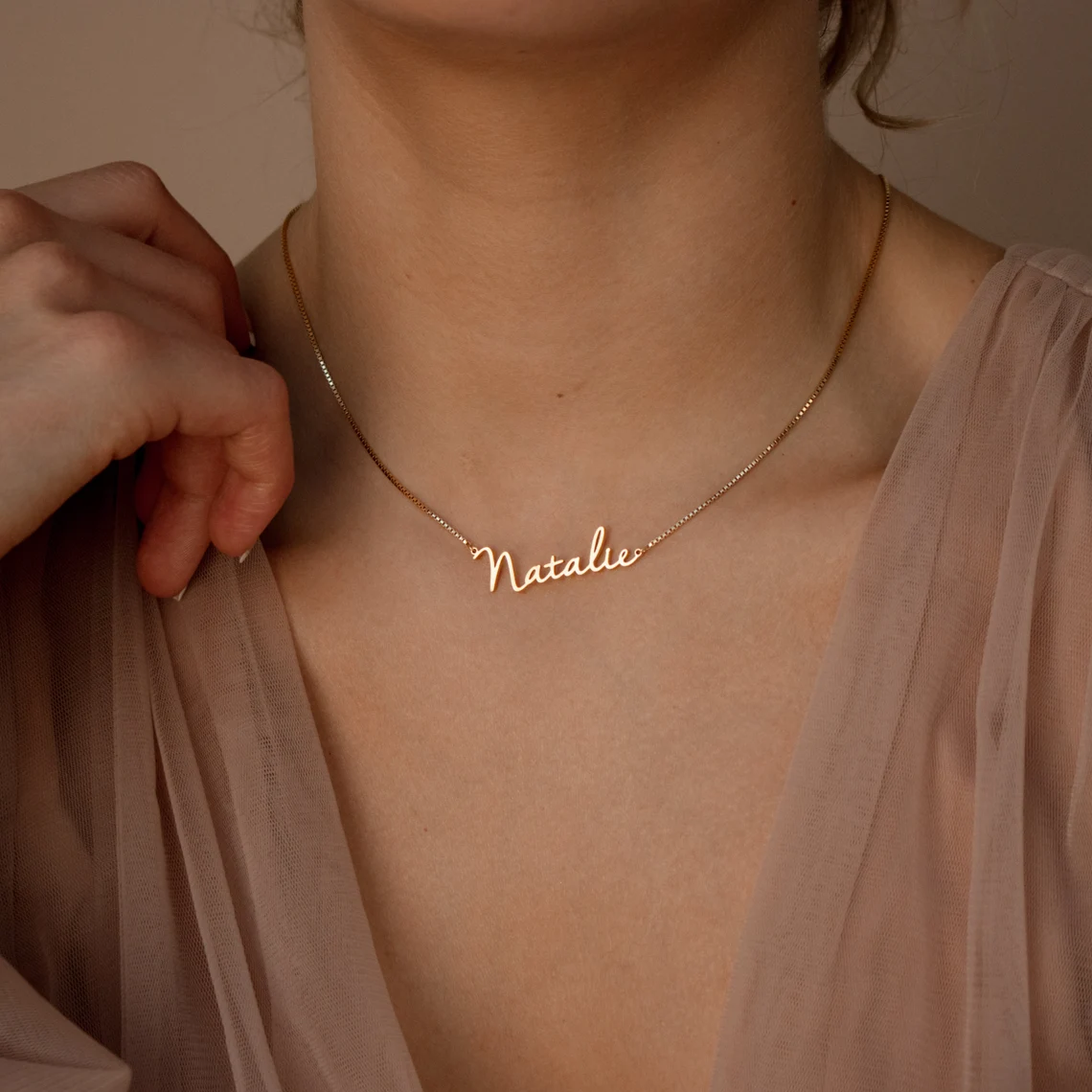 Personalised Gold Name Necklac - Bar Cart Gold 리뷰 및 가격
