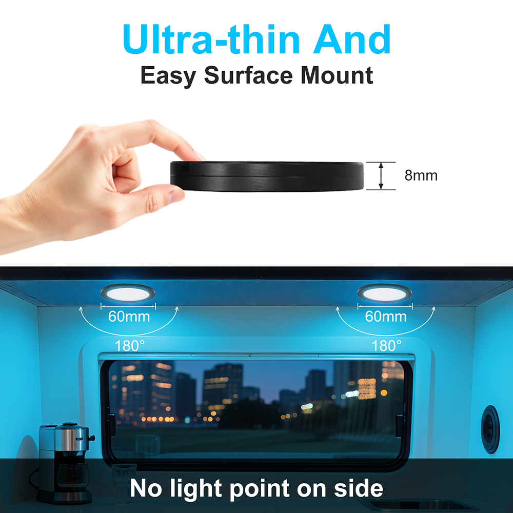 1/2/4/6 Lamp RGB LED Under Cab - Home Bar And Cabinet 리뷰 및 가격