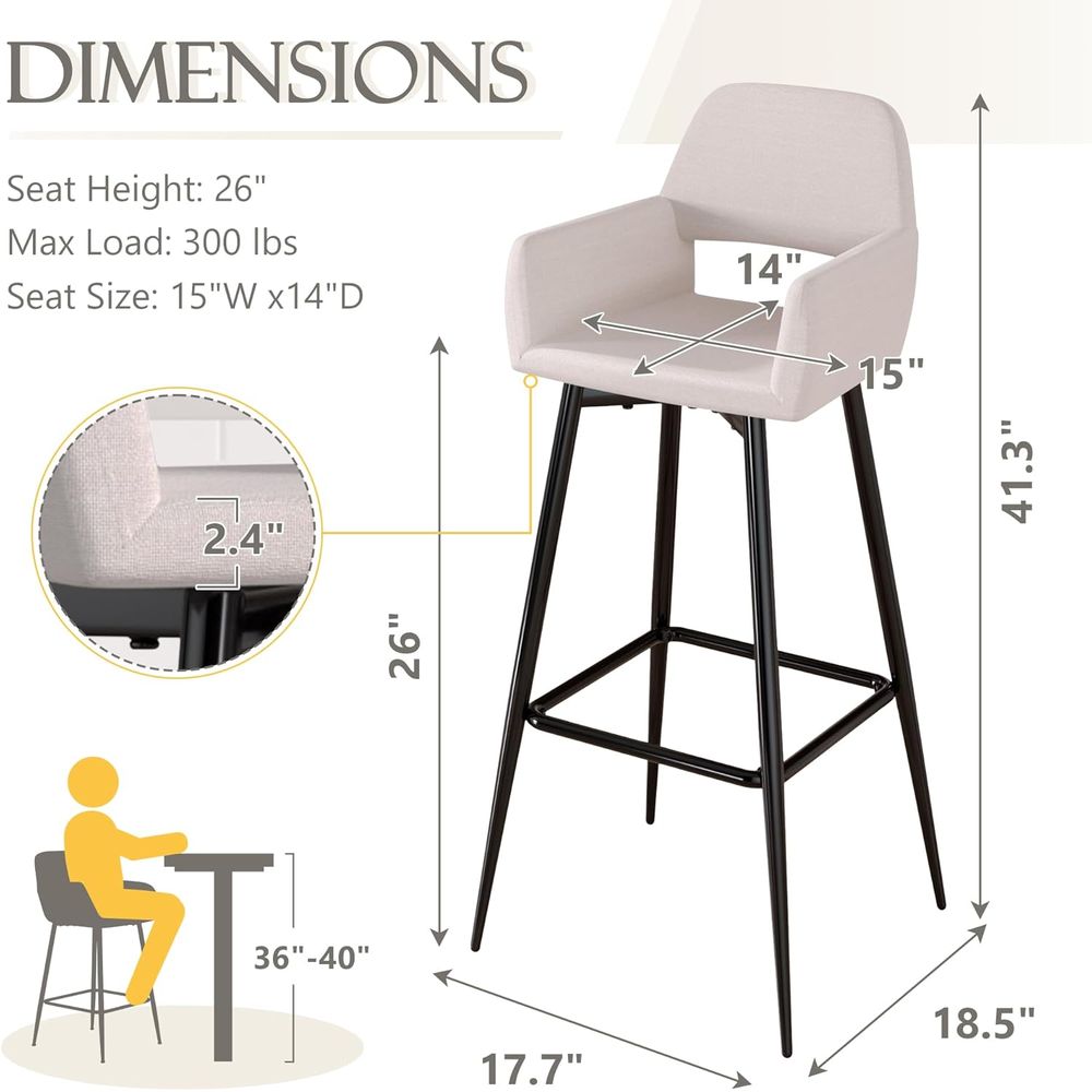 2-Pack 28 Counter Height Bar S - Home Bar Stools 리뷰 및 가격