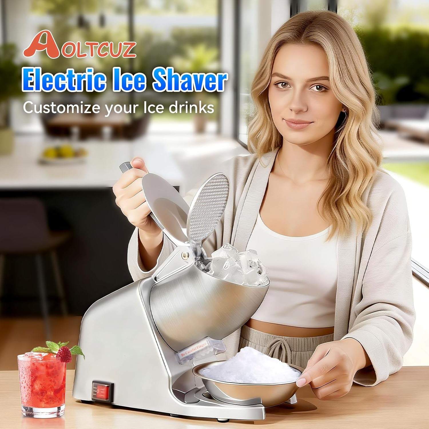 186lbs/h Dual Blade Ice Shaver - Ice Pick Pick 리뷰 및 가격