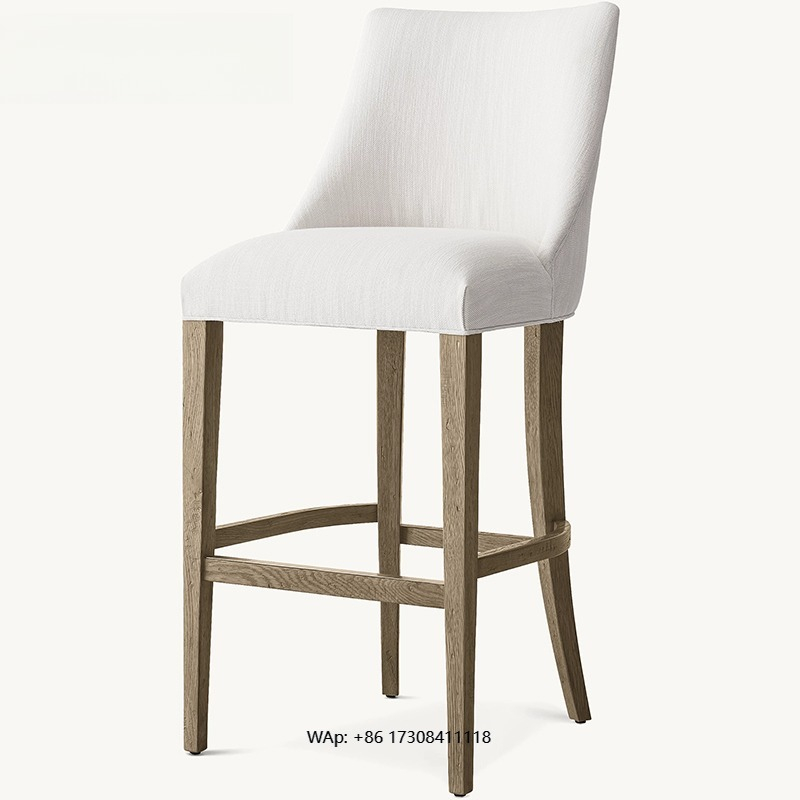 Light luxury solid wood bar ch - Home Bar Stools 리뷰 및 가격