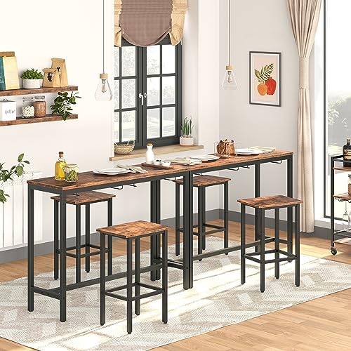 Industrial Bar Height Table Wi - Home Bar Stools 리뷰 및 가격