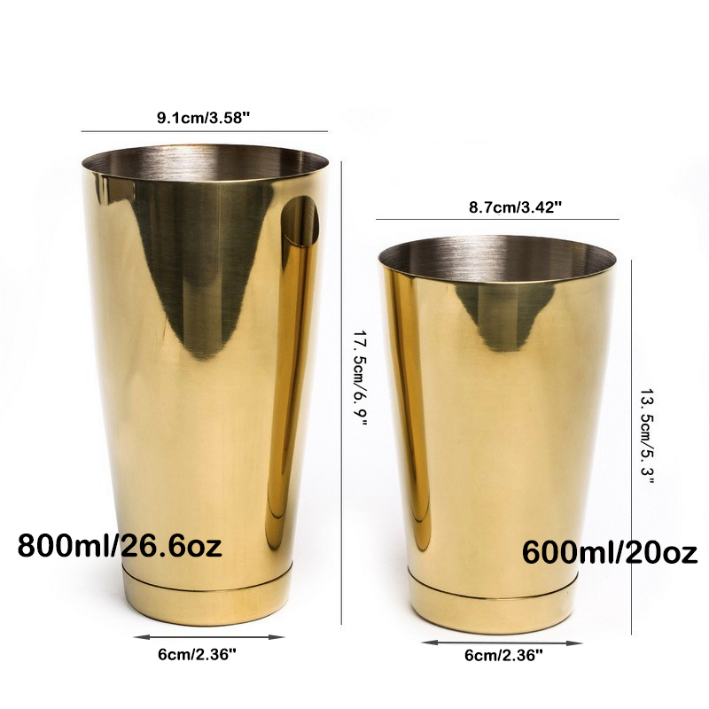 Stainless Steel Boston Shaker  - Bitters Bottle Set 리뷰 및 가격