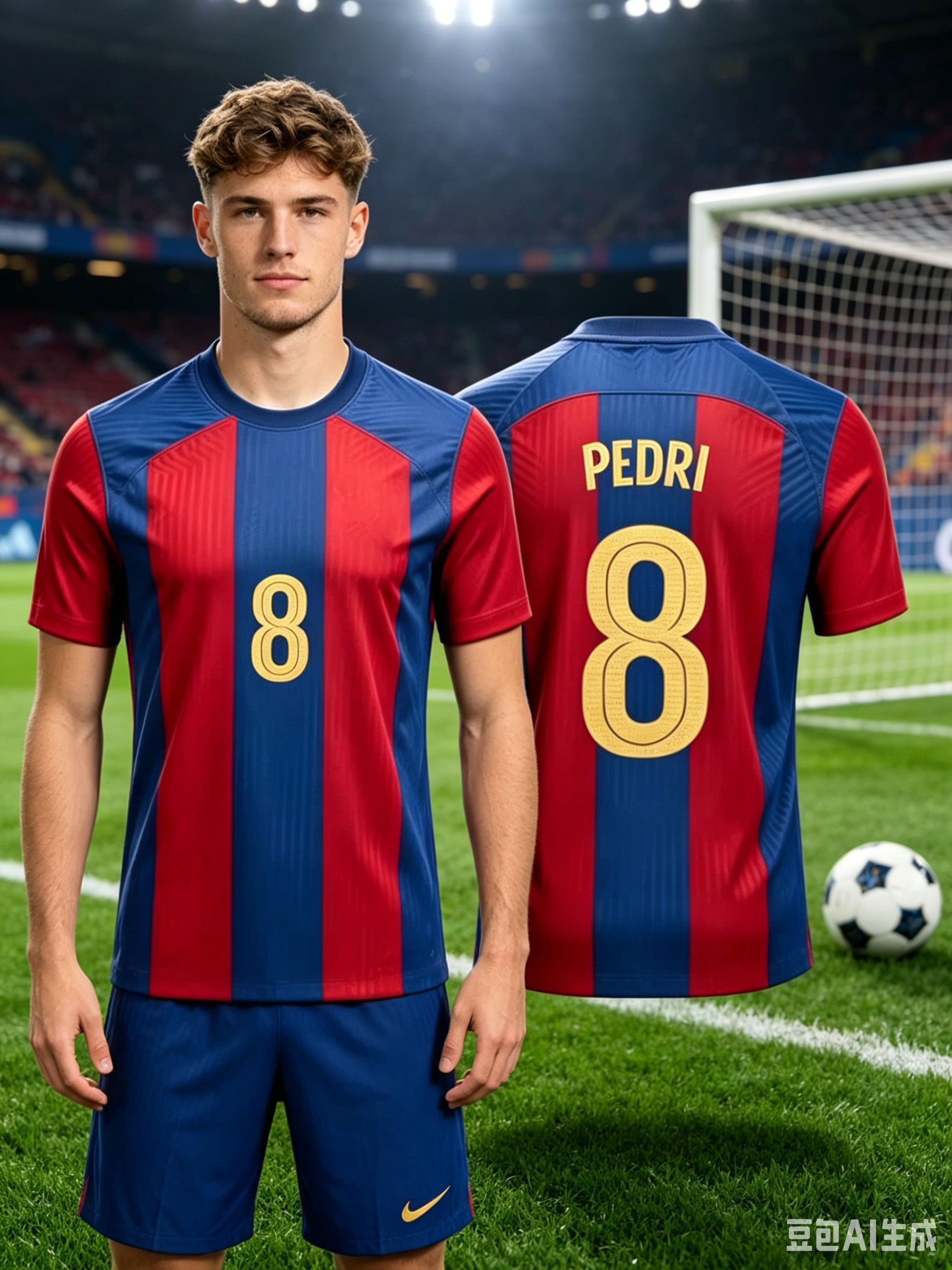 Pedri 8 Barcelona Home Soccer  - Home Barcelona 리뷰 및 가격