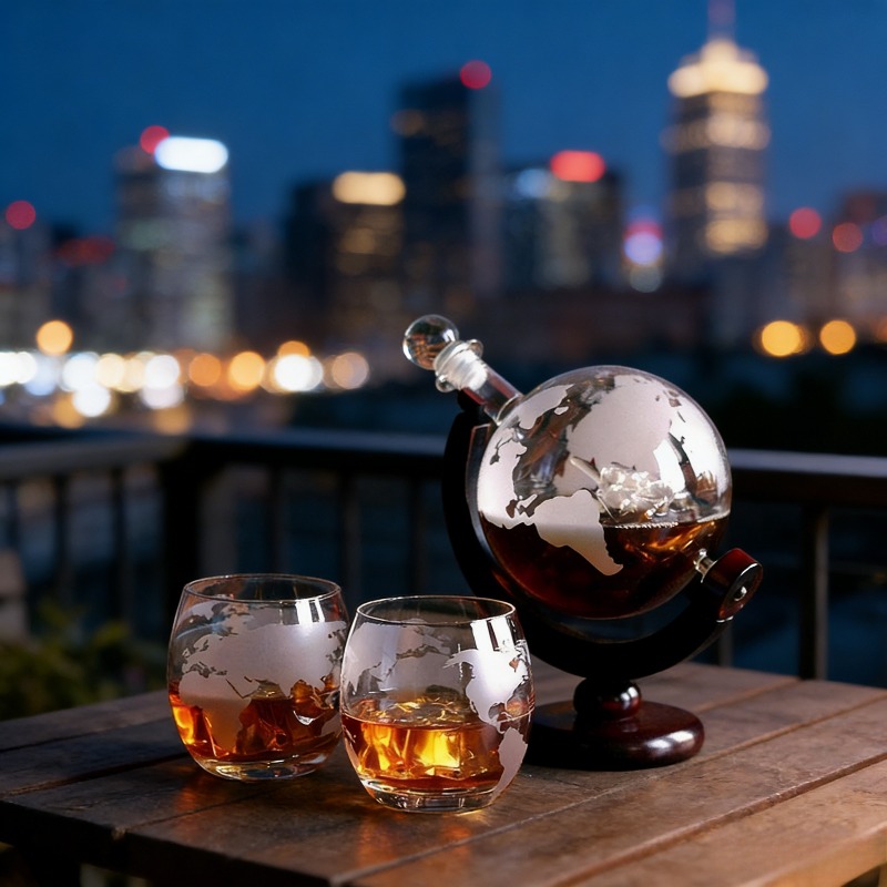 Creative Globe Decanter Set wi - Decanter Globe Set 리뷰 및 가격