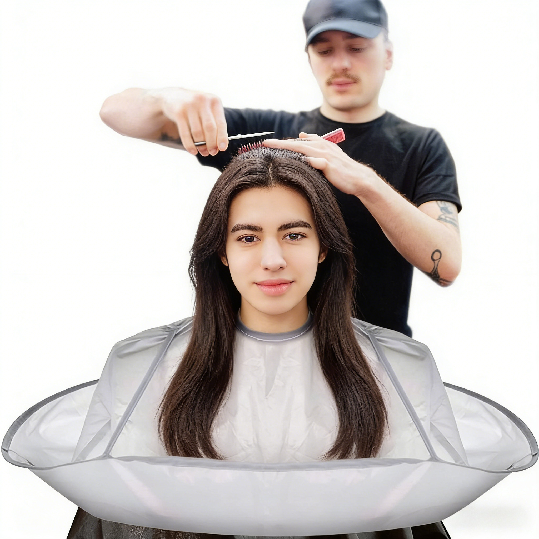Hair Cutting Cape for All Ages - Home Barber 리뷰 및 가격