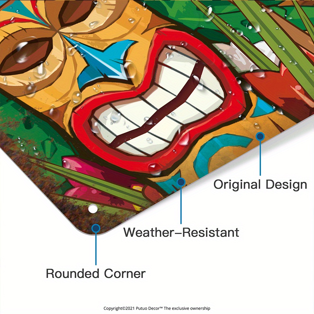 Custom  Decor Tiki Bar Sign, P - Home Bar Cafe 리뷰 및 가격