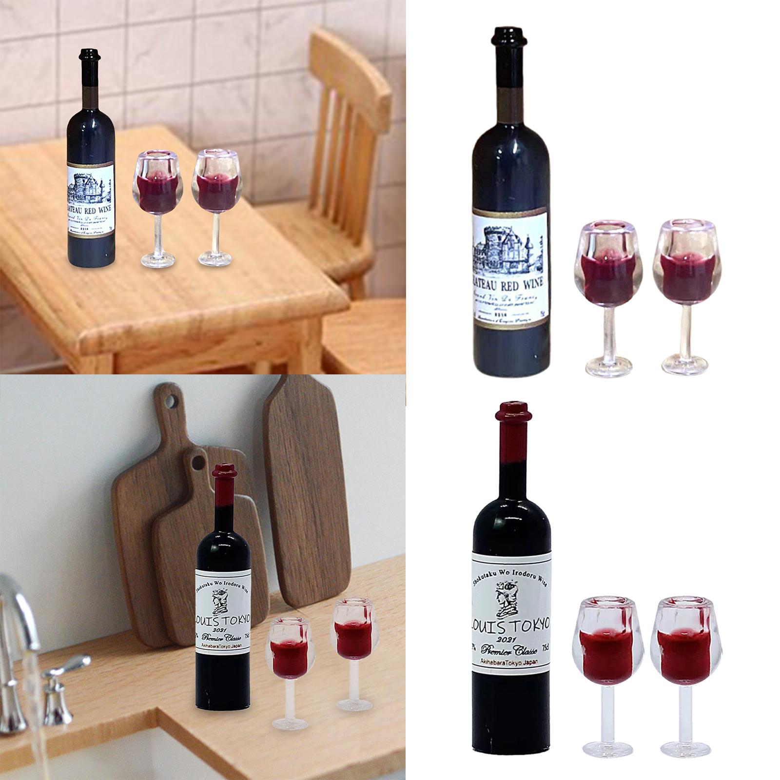1/12 Scale Dollhouse Wine Bott - Home Bar Supplies 리뷰 및 가격