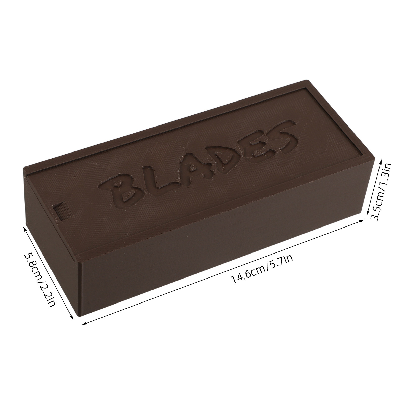 Brown Plastic Blade Storage Ca - Home Barber 리뷰 및 가격