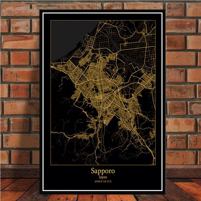 Poster Prints Amsterdam Tokyo  - Home Barcelona 리뷰 및 가격