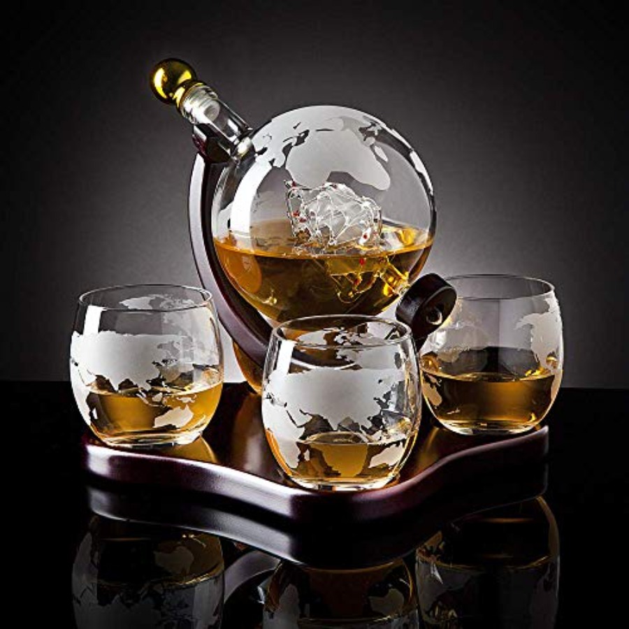 Whiskey Decanter Globe Set wit - Decanter Globe Set 리뷰 및 가격
