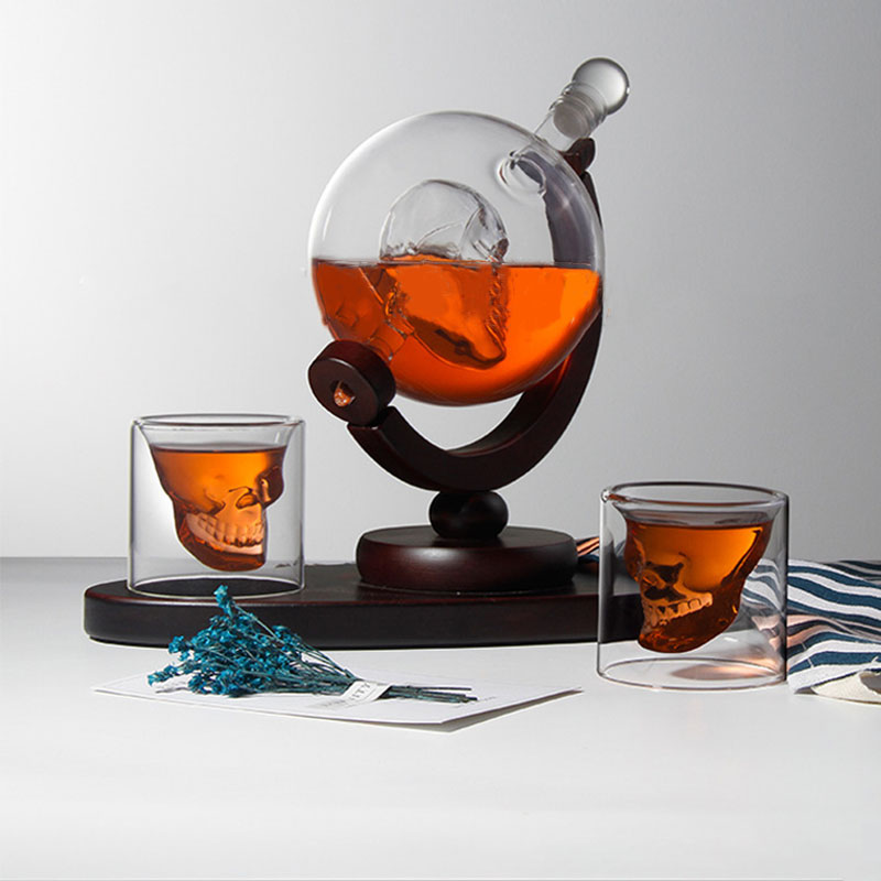 Skull Globe Whiskey Decanter S - Decanter Globe Set 리뷰 및 가격